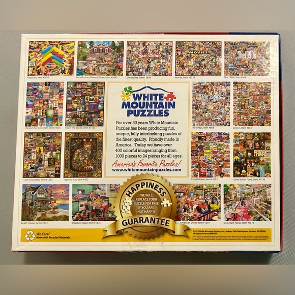 White Mountain Jigsaw Puzzle The Holidays 1000 Pieces James Mellet Complete - Picture 2 of 14